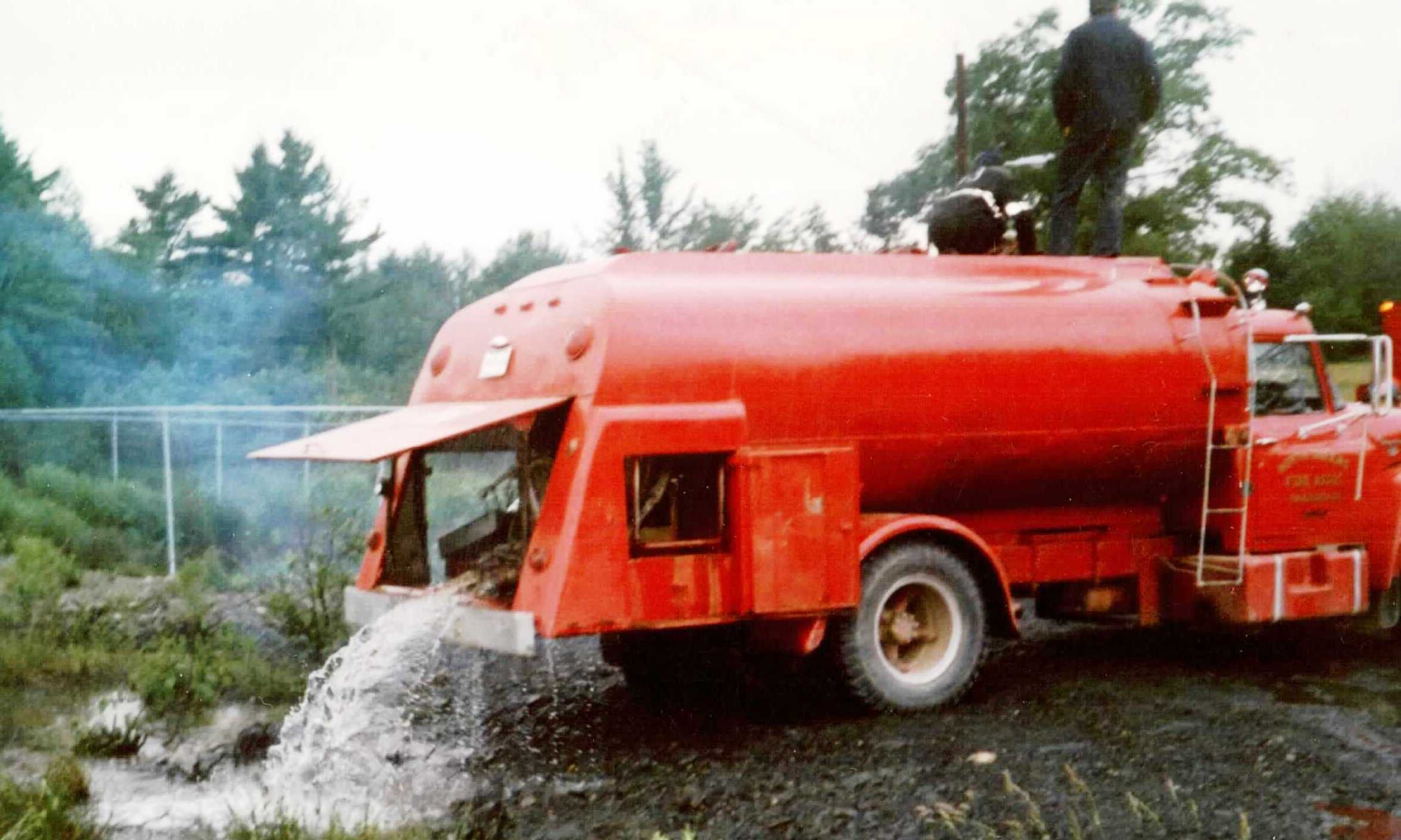 Older Red Tanker Utility