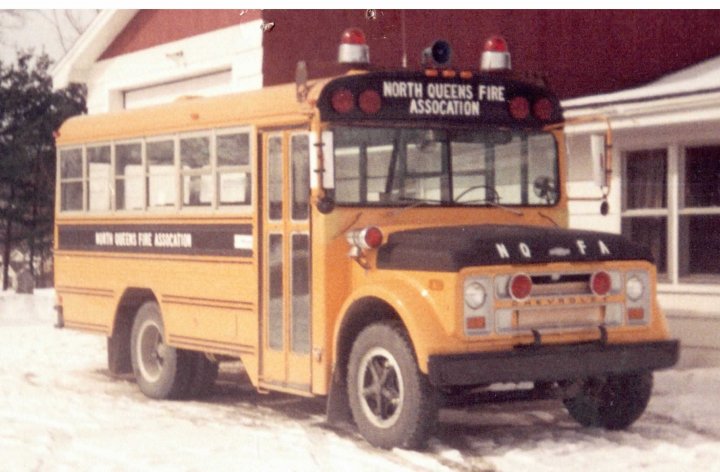 Old Chevrolet Fire Bus