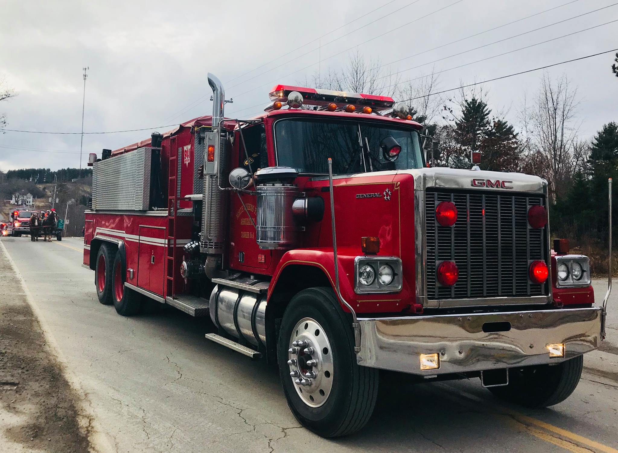 Tanker 5 in the Queens County Fair Parade