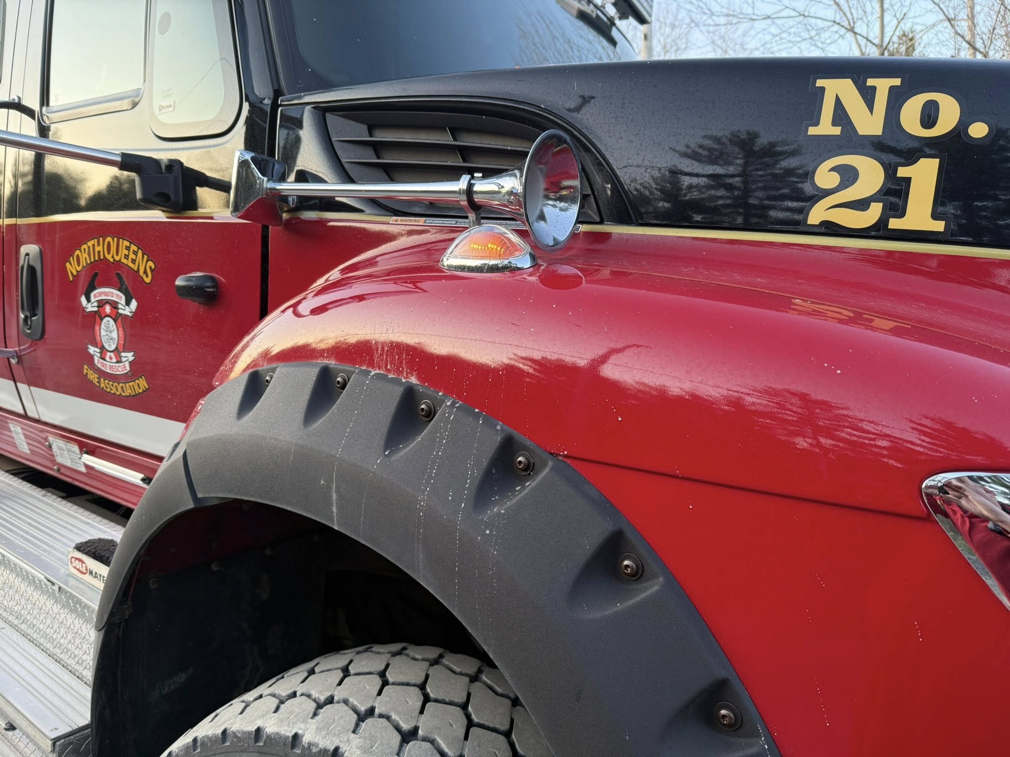 Close-up on Tanker 21 Fender